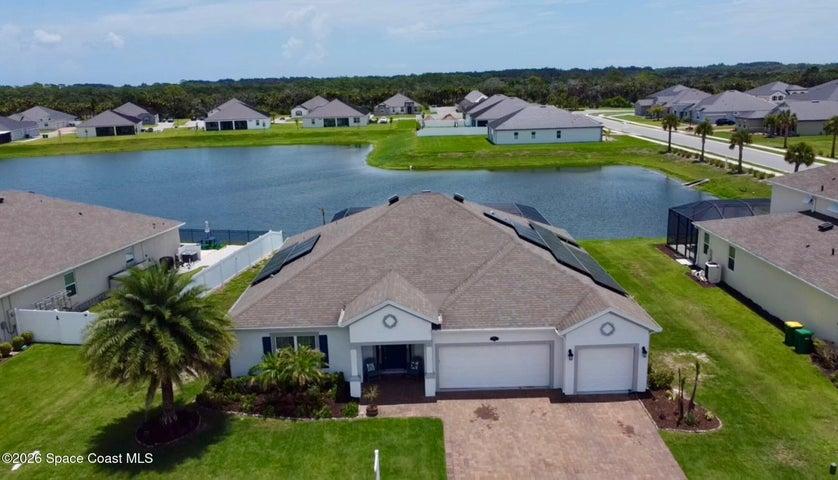 aerial of home