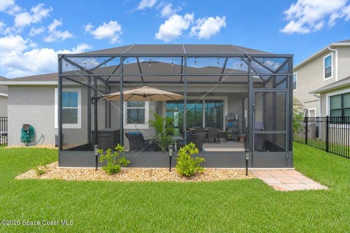 Screened lanai