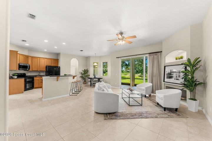 Living Room/ Kitchen