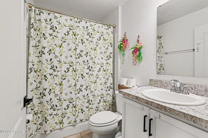 Full bathroom on main floor.