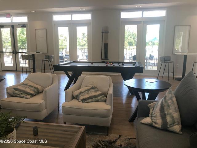Pool Table Overlooking Pool