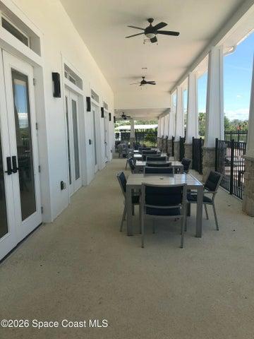 Veranda at the Pool