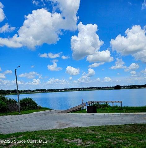 Boat ramp off Lake Olivia