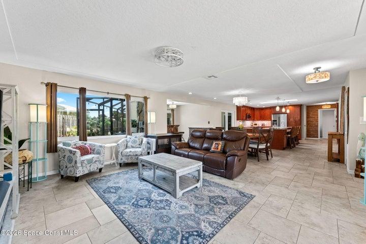 Main living area with plenty of light