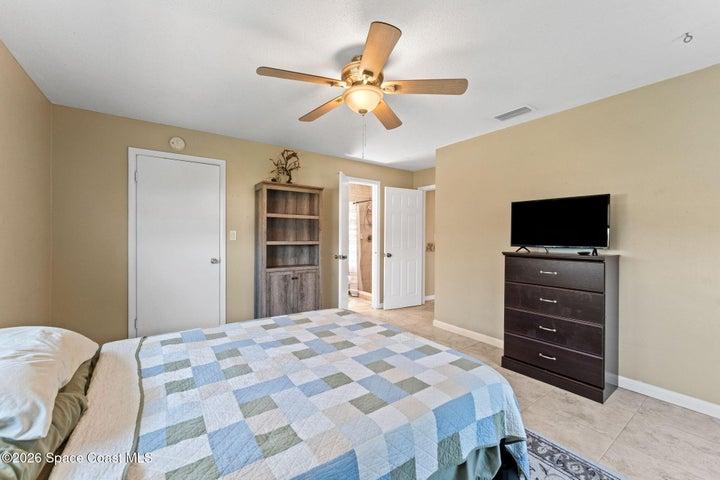 Main level primary Bedroom 1 with en suite bath