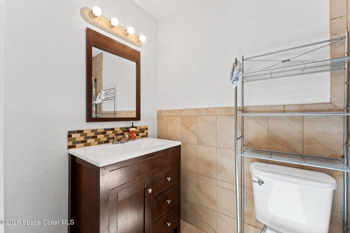 En suite bathroom