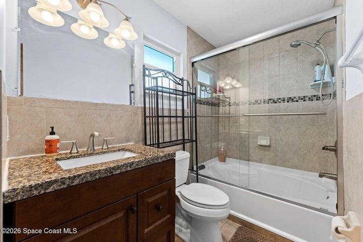 4th bathroom second level located next to bedrooms 4 & 5