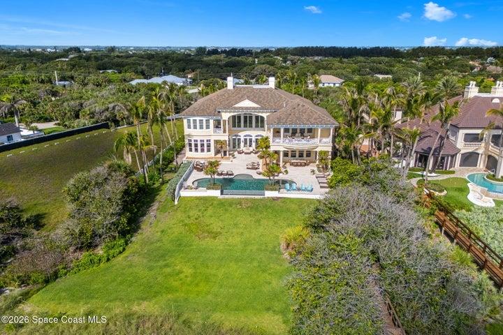 Aerial View of Backyard