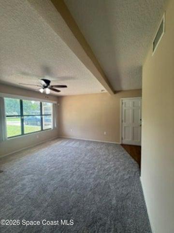 Living room with foyer