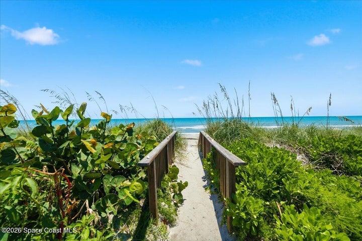 Enjoy exclusive private beach access just steps from your door, making it easy to soak up the sun, surf, and ocean breeze any day of the week.