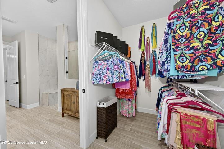 1 of 2 WALK-IN CLOSETS in Bedroom Suite