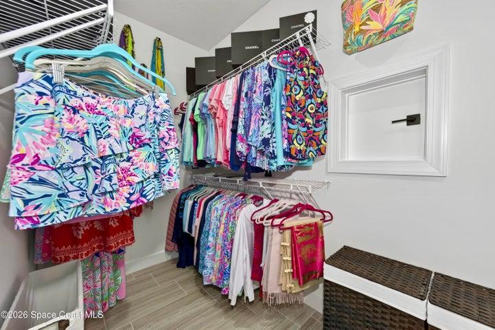 1 of 2 WALK-IN CLOSETS in Bedroom Suite