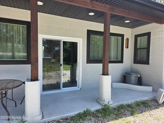 Covered Back Patio