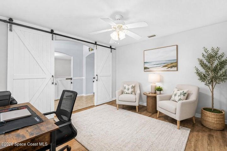 with custom Barn doors