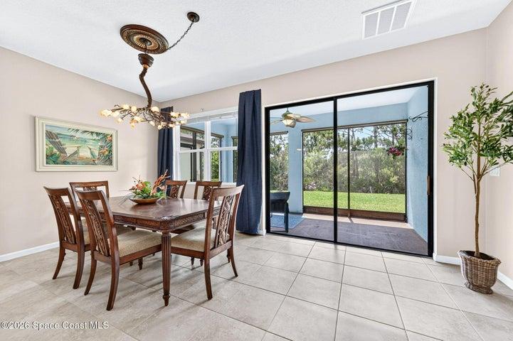 Stunning full preserve views through expansive glass windows and doors