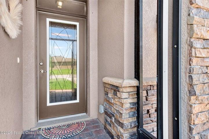 Screened in Porch Entry and Upgraded Glass Doors