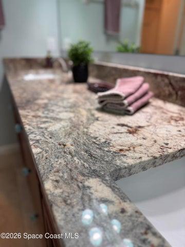 Beautiful upgraded granite countertops showcasing timeless elegance