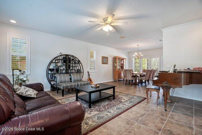 Living Area to Dining