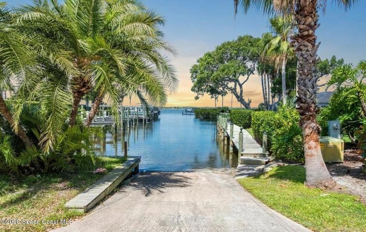 Private community boat launch