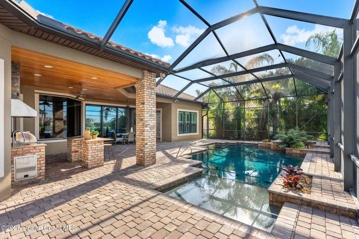 Lagoon Style Pool With beach area