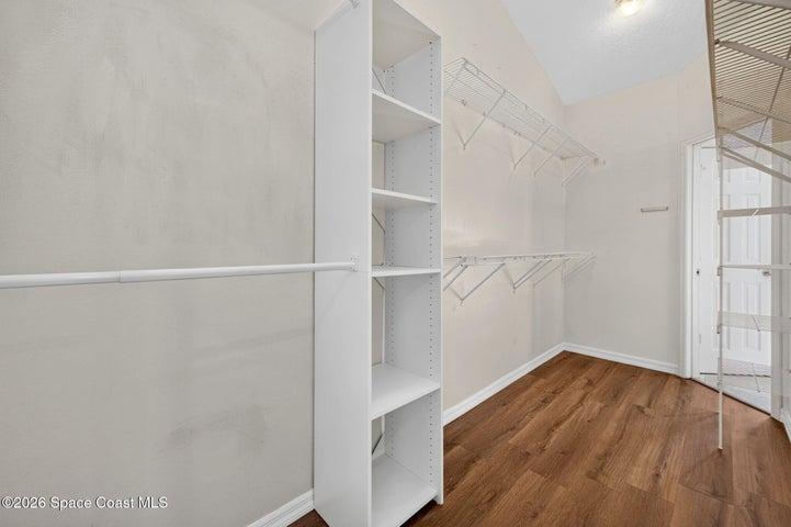 Walk in Master Closet