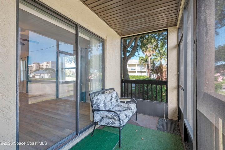 Screened patio