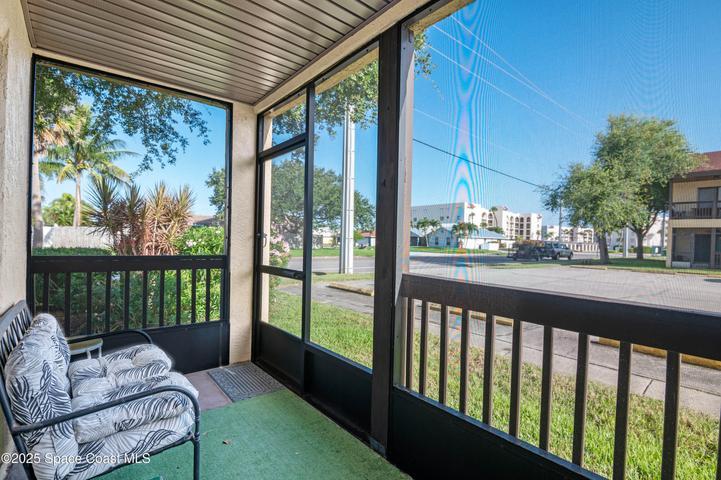 Screened patio