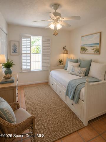 Bedroom 2 AI staging