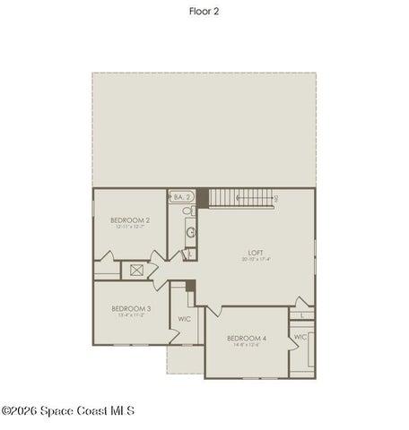 Floor Plan - Floor Two