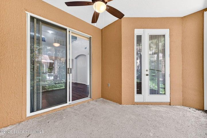 Screened In Back Porch