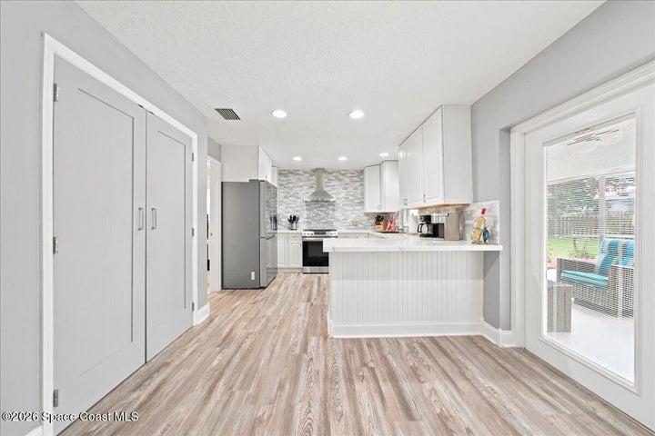Kitchen and Access to Pool Area