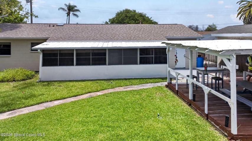 Covered deck