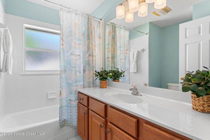 Guest Bath with tub and shower