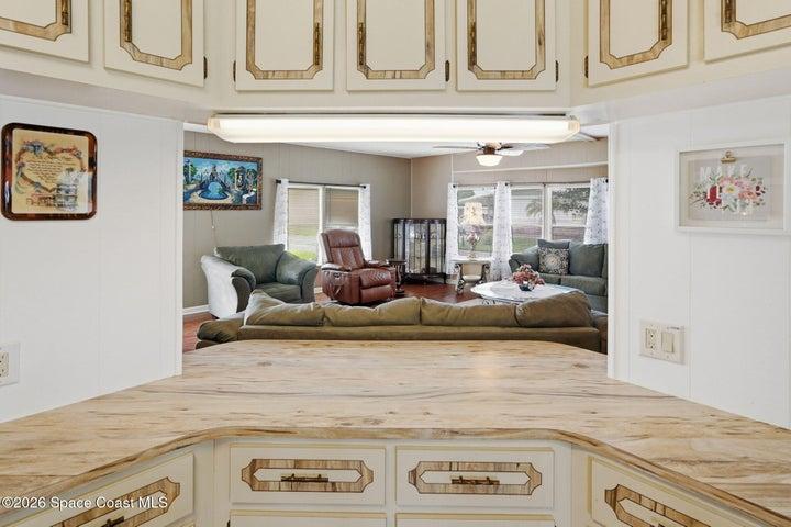 Overlooking family room