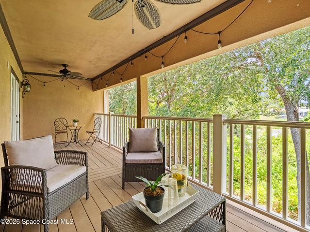 Balcony off of Primary Suite