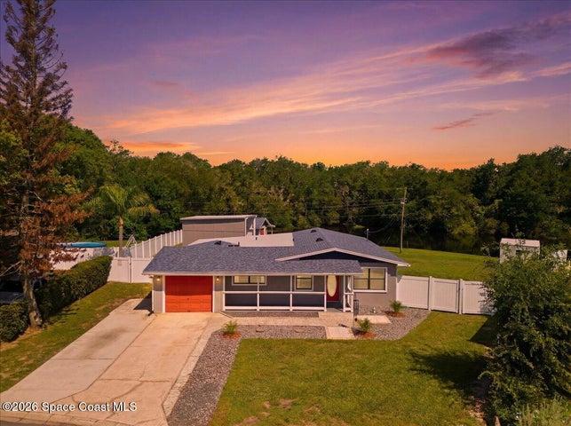 Aerial View Front - Digitally Enhanced Twilight