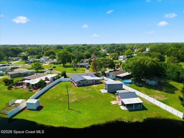 Aerial Pond View whole property view