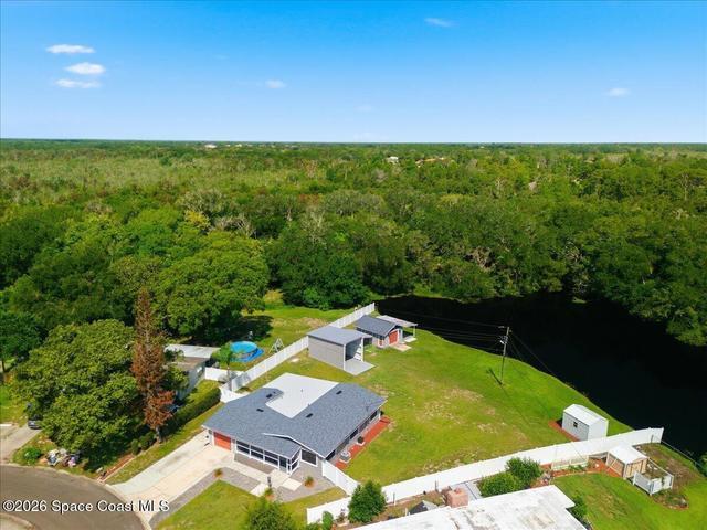 Aerial Pond View whole property view
