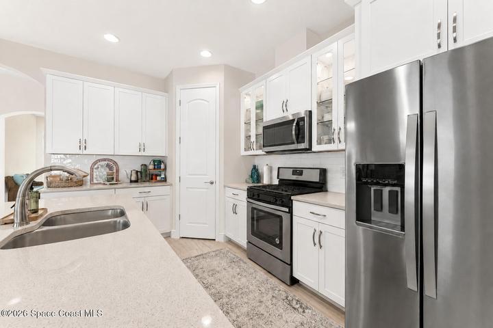 Spacious prep areas ideal for meal preparation