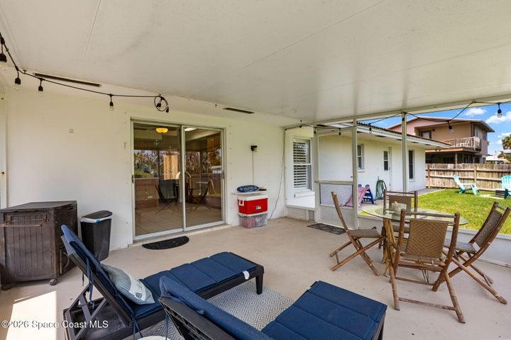 Loads of entertaining space out back