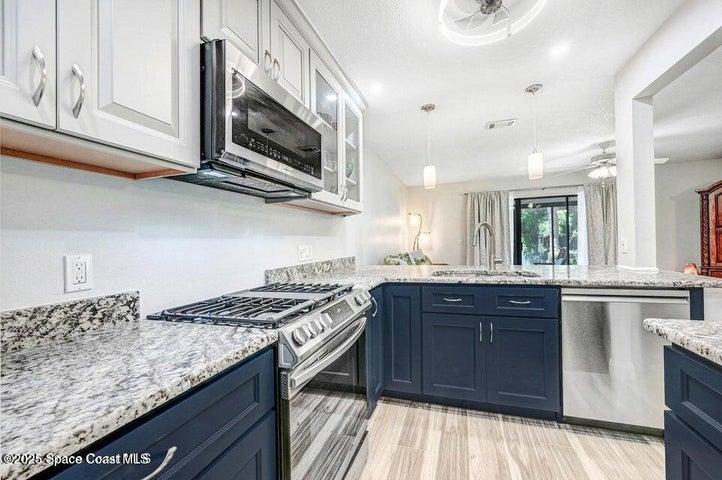 Kitchen opens to great room