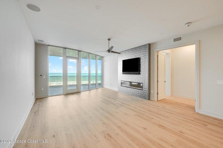 with second electric fireplace