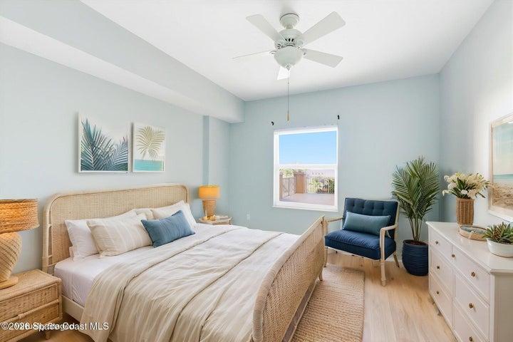 Virtually Staged to show the potential of this bedroom.