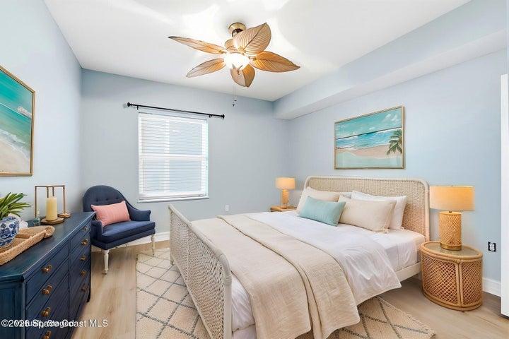 Virtually Staged to show the potential of this bedroom.