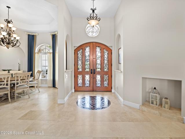Inside looking towards entryway