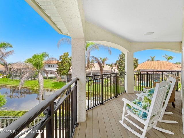 View from second floor balcony