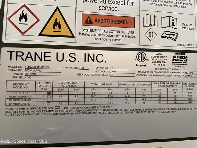 Trane HVAC 2025