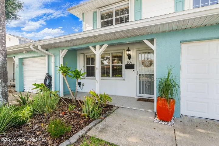 Welcoming porch