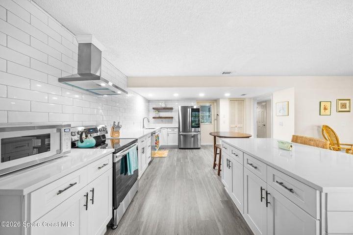 Modern remodeled kitchen