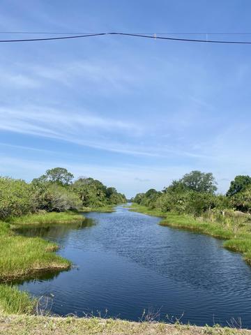 Freshwater canal, on north side of property, superb fishing.